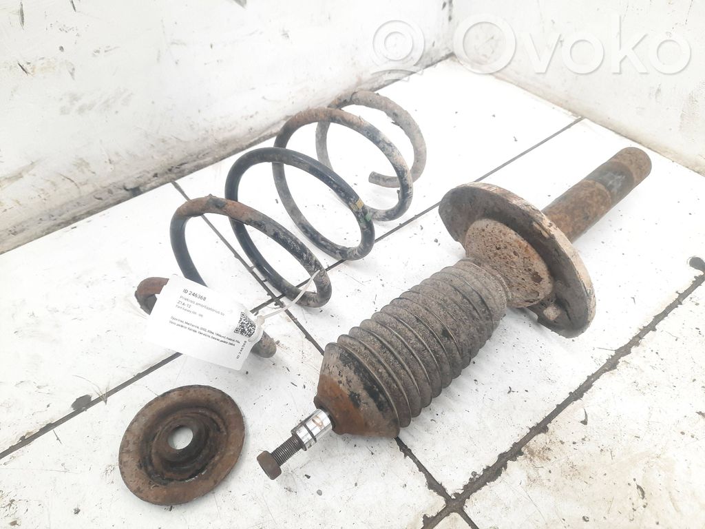 Front shock absorber with coil spring