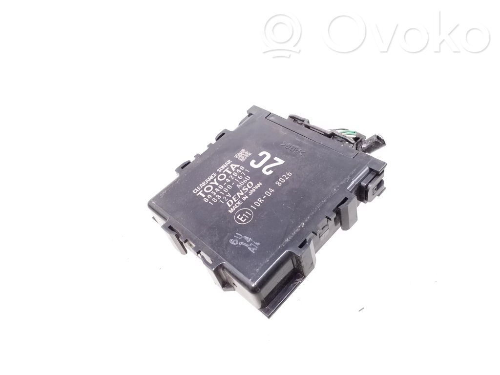 Toyota RAV 4 (XA40) Unitate/modul de comandă parcare PDC 