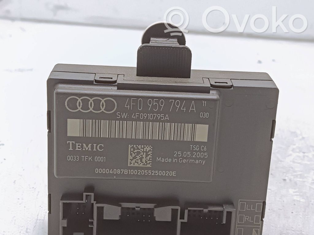 Unidad de control/módulo de la puerta   4F0959794A,4F0910795A