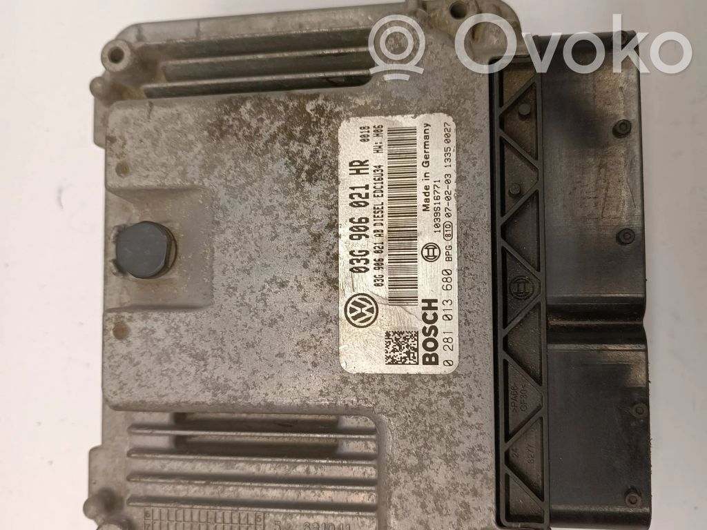 Volkswagen Caddy Engine control unit/module 