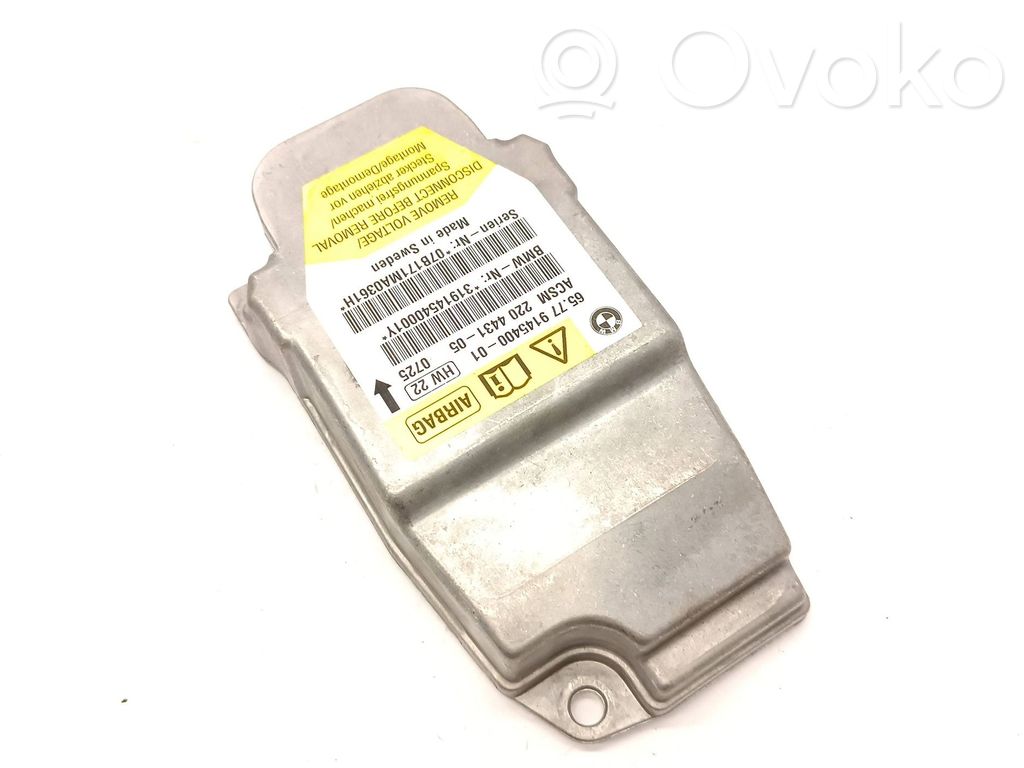 Airbag control unit/module   9145400,914540001,65779145400,220443105,31914540001Y,6577914540001