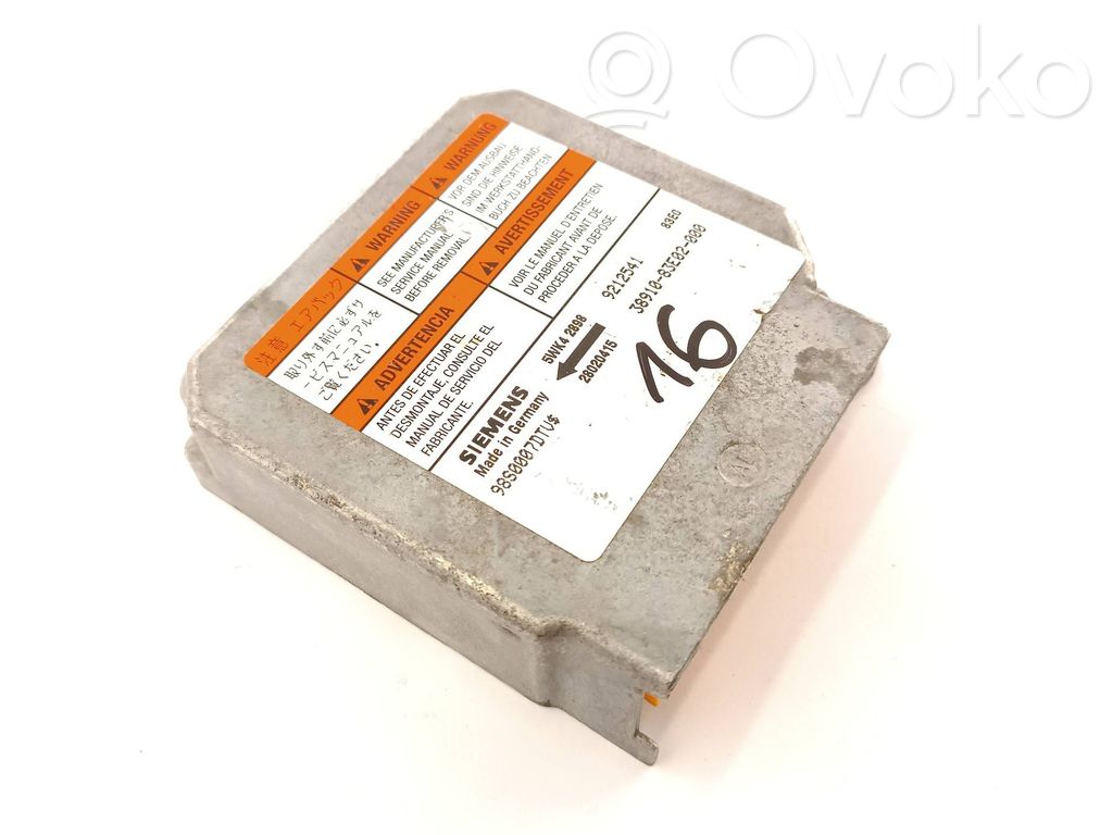 Opel Agila A Airbag control unit/module 
