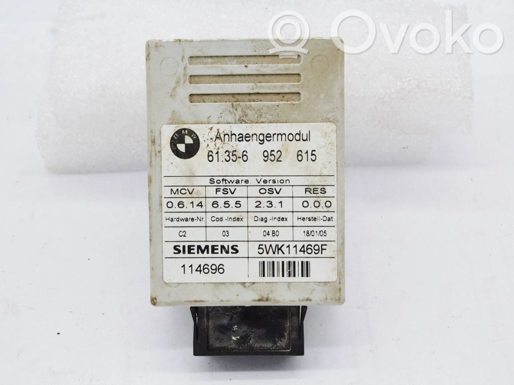 BMW 5 E60 E61 Tow bar trailer control unit/module 