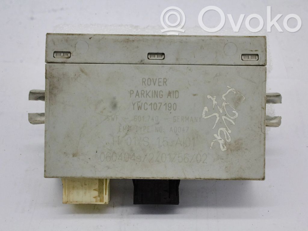 Rover 75 Pysäköintitutkan (PCD) ohjainlaite/moduuli 