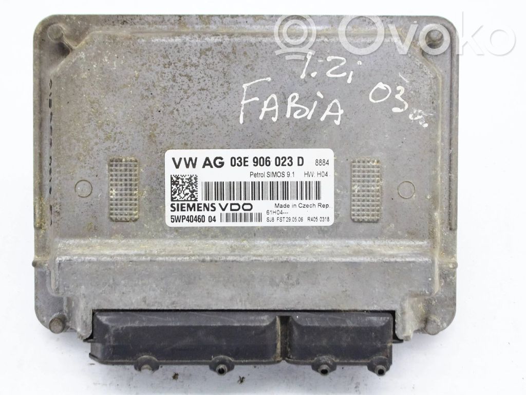 Skoda Fabia Mk2 (5J) Motorsteuergerät/-modul 