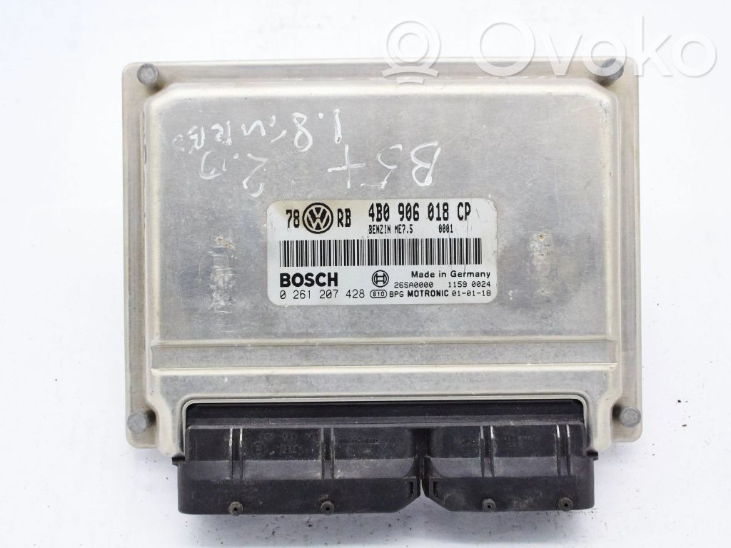 Engine control unit/module   4B0906018CP,0261207428
