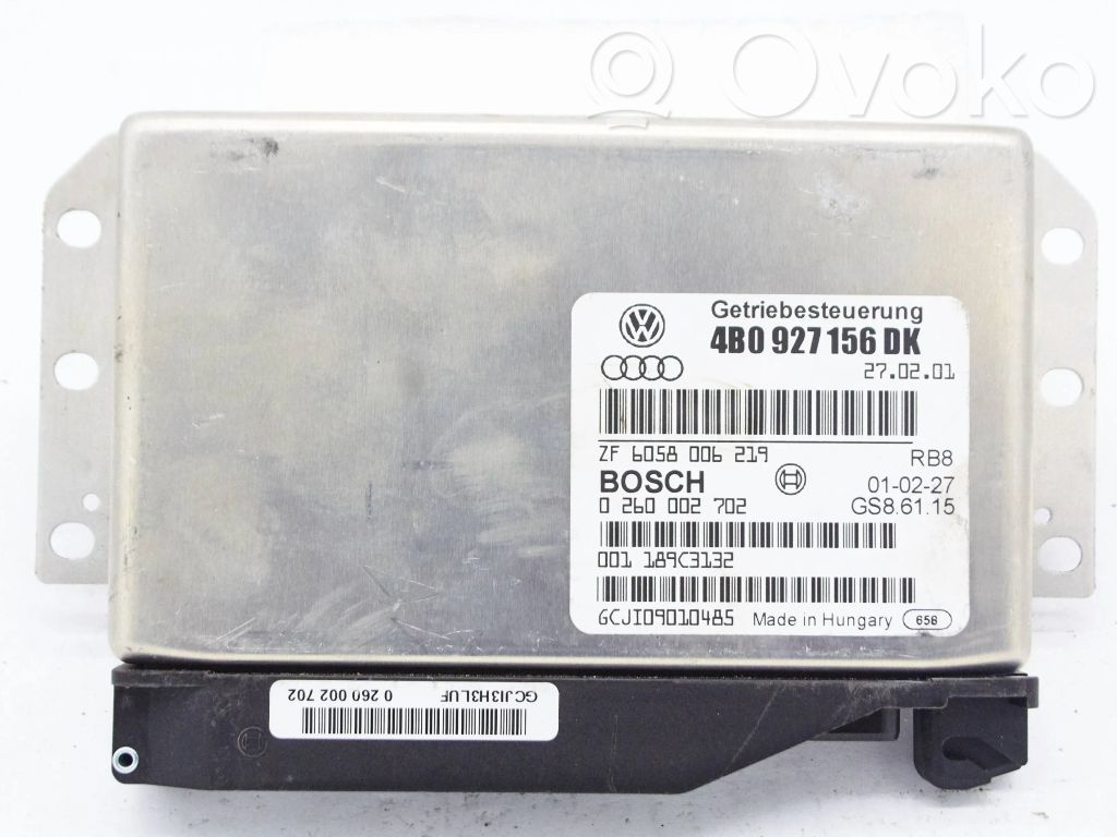 Gearbox control unit/module   4B0927156DK,0260002702