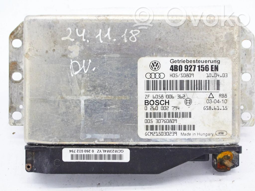 Audi A6 S6 C5 4B Gearbox control unit/module 