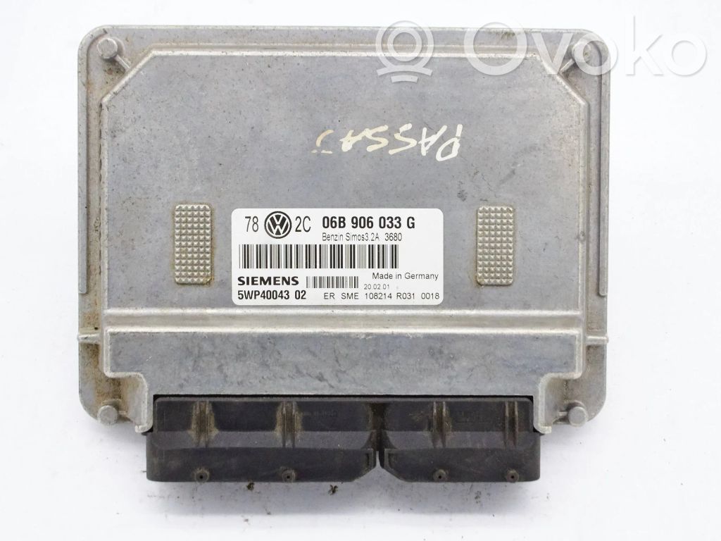Volkswagen PASSAT B5.5 Engine control unit/module 