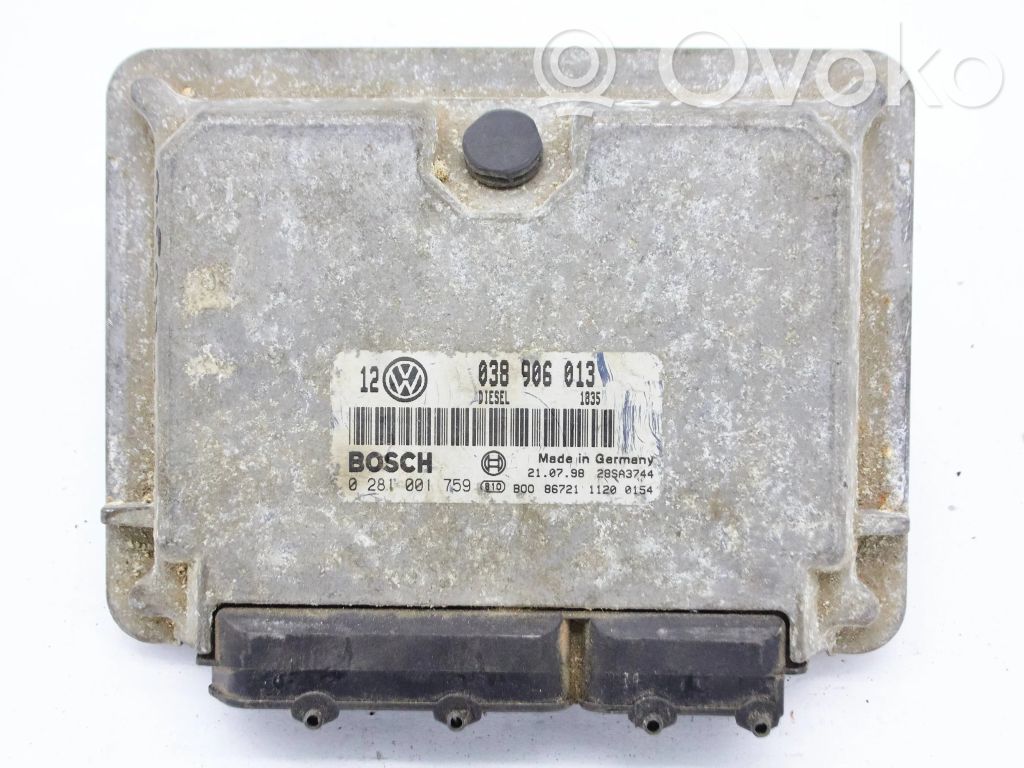 Engine control unit/module   038906013,0281001759