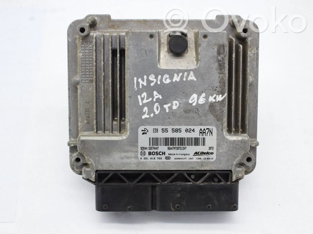 Engine control unit/module   55585024,0281018769