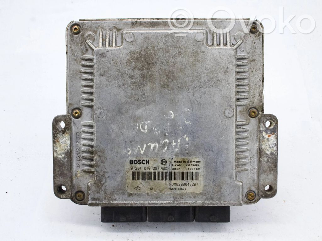 Renault Laguna II Engine ECU kit and lock set 