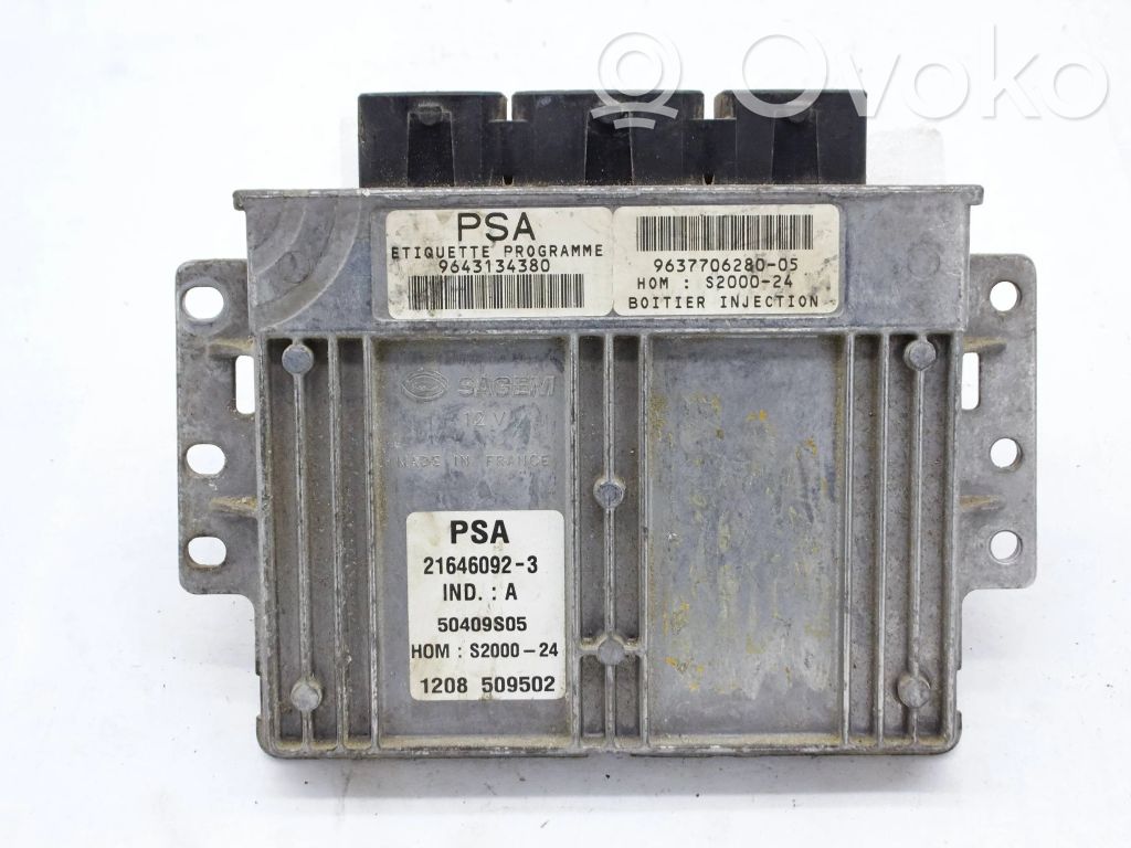 Citroen Berlingo Engine control unit/module 