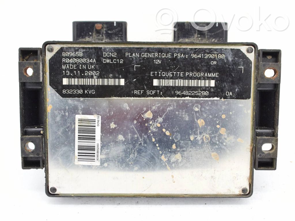 Citroen Berlingo Calculateur moteur ECU 