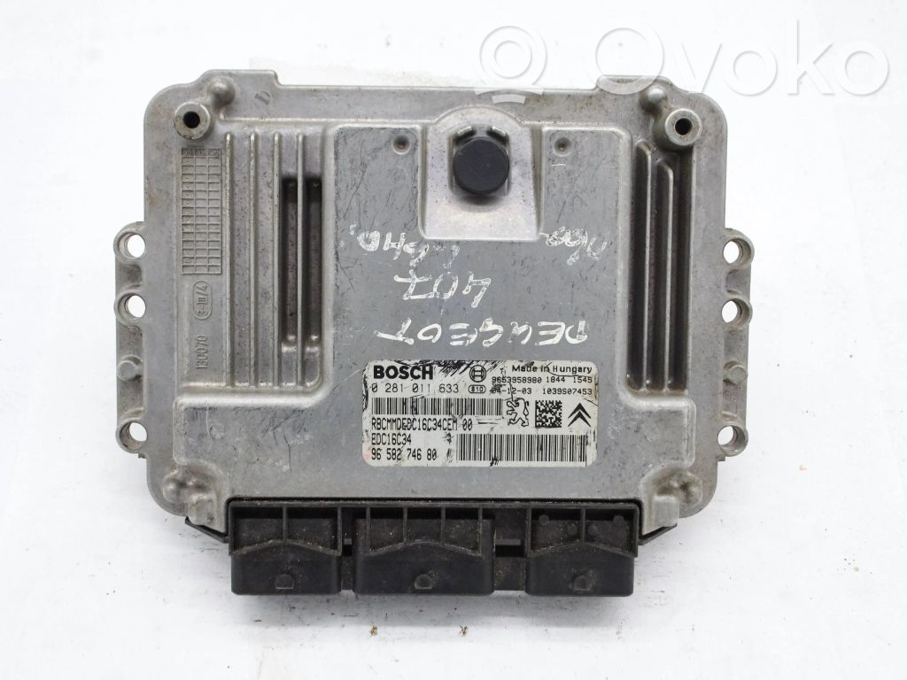 Peugeot 407 Engine control unit/module 