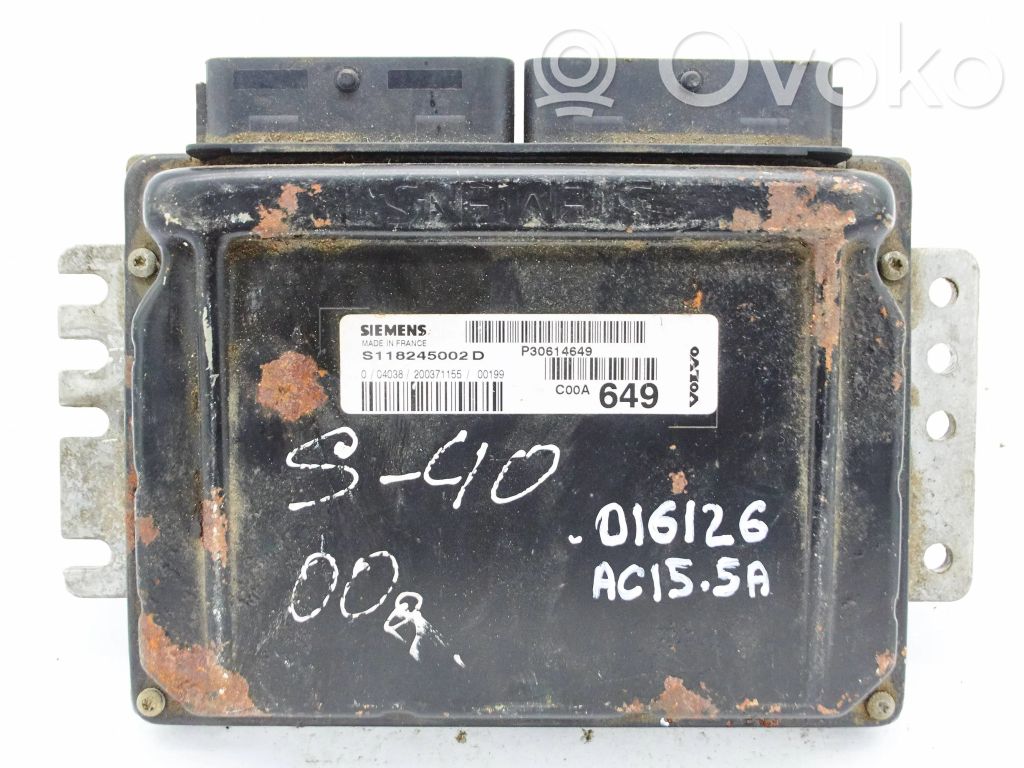 Volvo S40, V40 Other control units/modules 