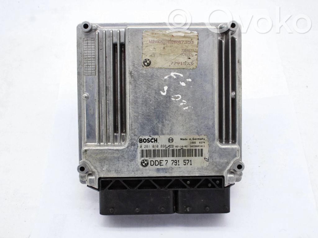 BMW 7 E65 E66 Dzinēja vadības bloks 