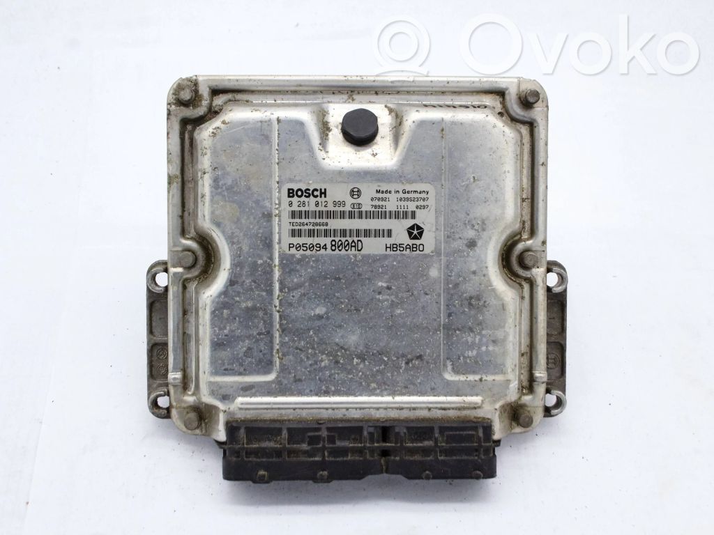 Chrysler Grand Voyager IV Engine control unit/module 