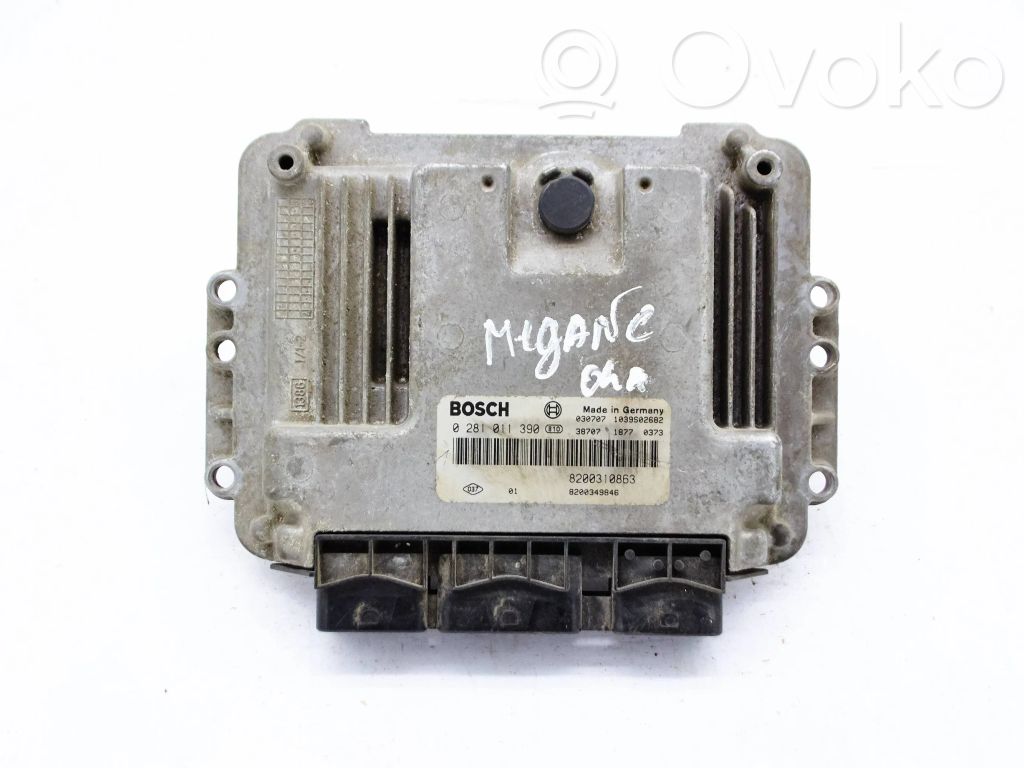 Renault Scenic II -  Grand scenic II Sterownik / Moduł ECU 
