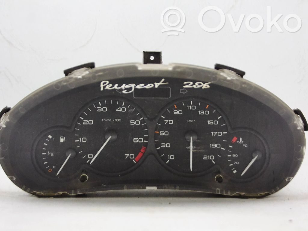 Peugeot 206 Speedometer (instrument cluster) 