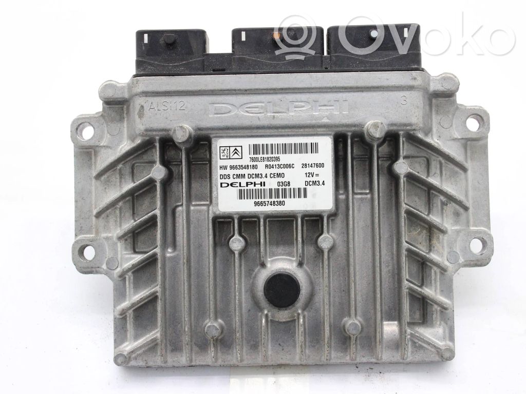 Engine control unit/module   9663548180,9665748380