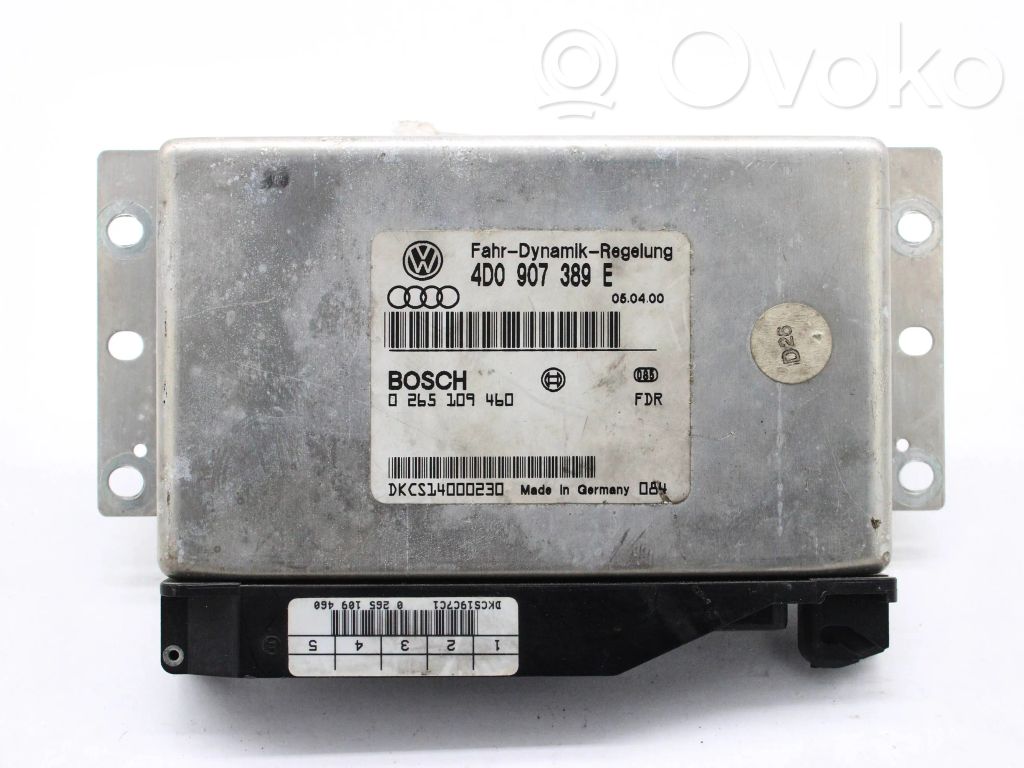 ESP (stability system) control unit   4D0907389E,0265109460
