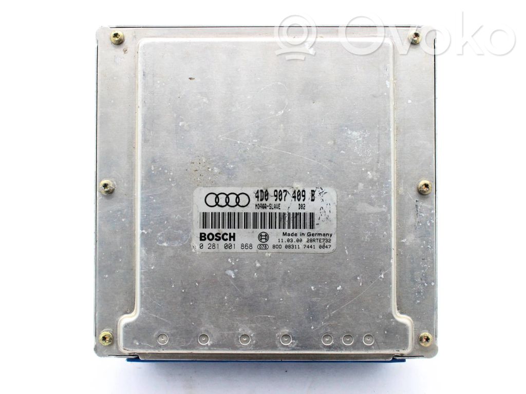 Unidad de control/módulo del motor   4D0907409B,4D0907409B,0281001868