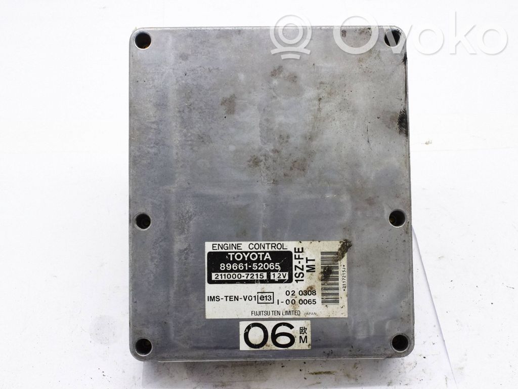 Toyota Yaris Engine control unit/module 