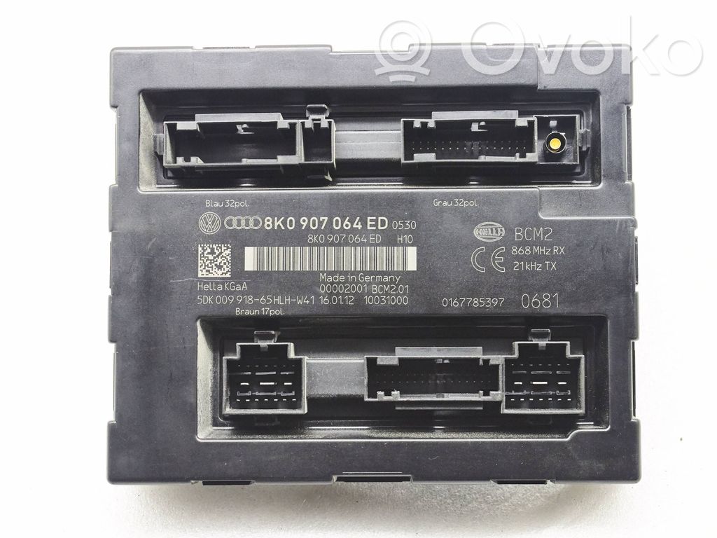 Audi A4 S4 B8 8K Durų elektronikos valdymo blokas 