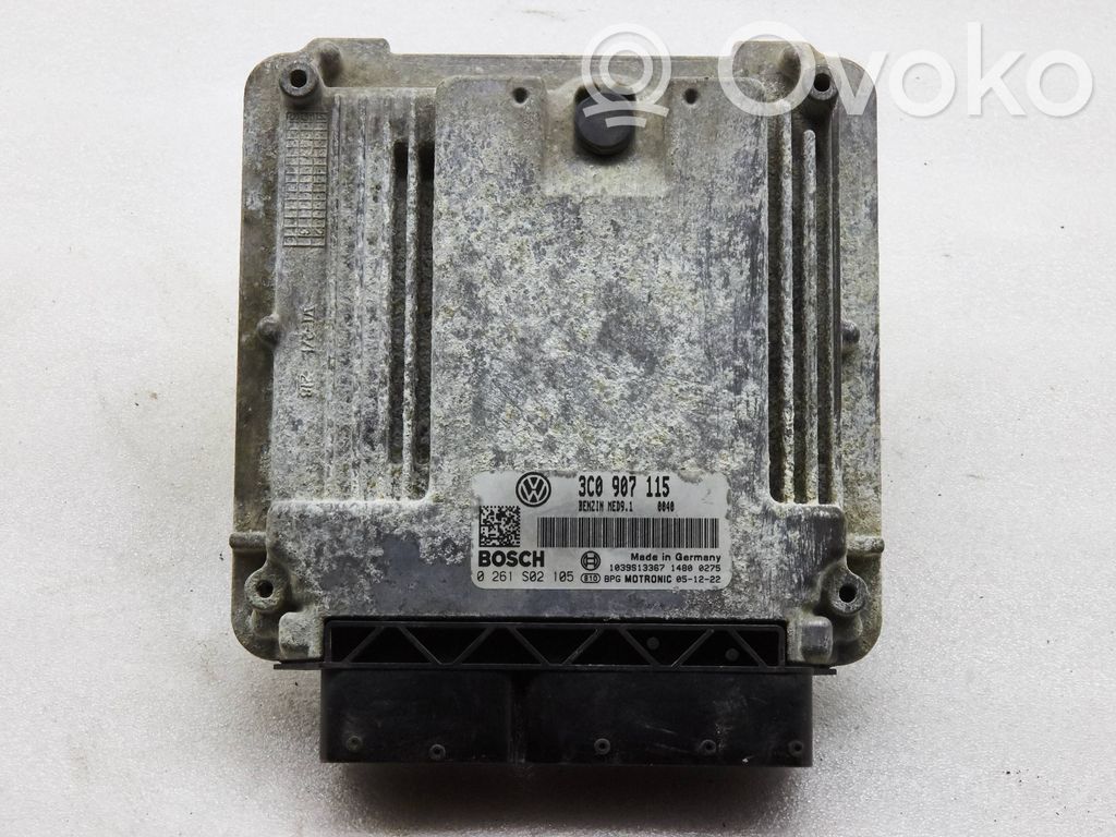 Engine control unit/module   3C0907115,0261S02105,1039S13367