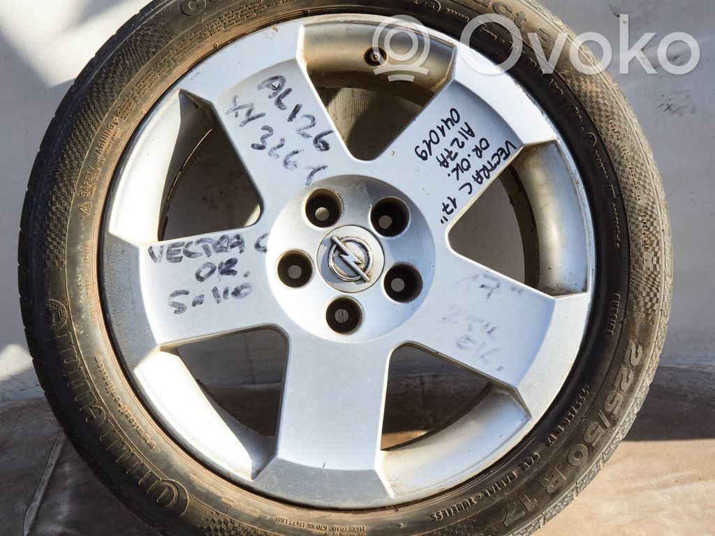 Opel Vectra C Felgi aluminiowe R17 
