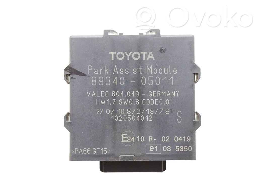 Toyota Avensis T270 Sterownik / Moduł parkowania PDC 