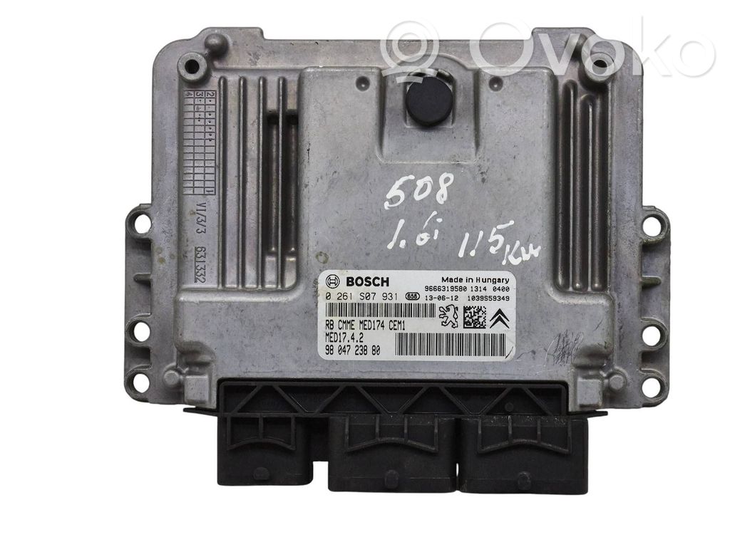 Peugeot 308 Engine control unit/module 