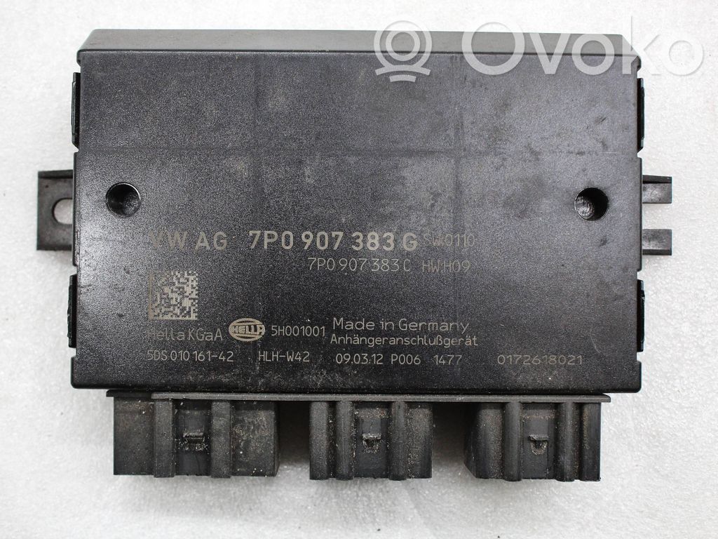 Volkswagen Touareg II Tow bar trailer control unit/module 