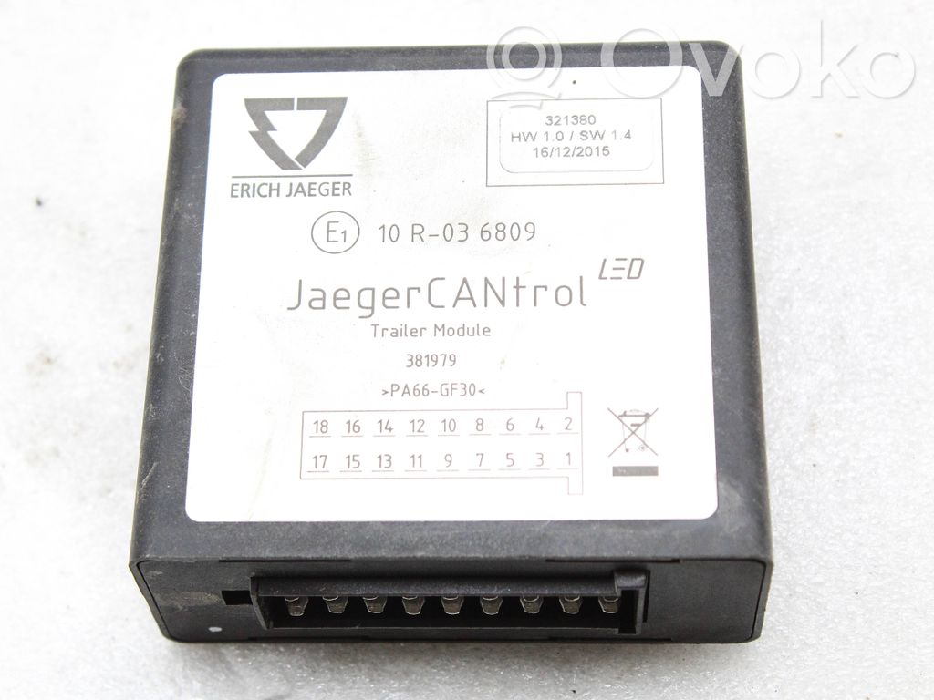 Opel Astra J Tow bar trailer control unit/module 