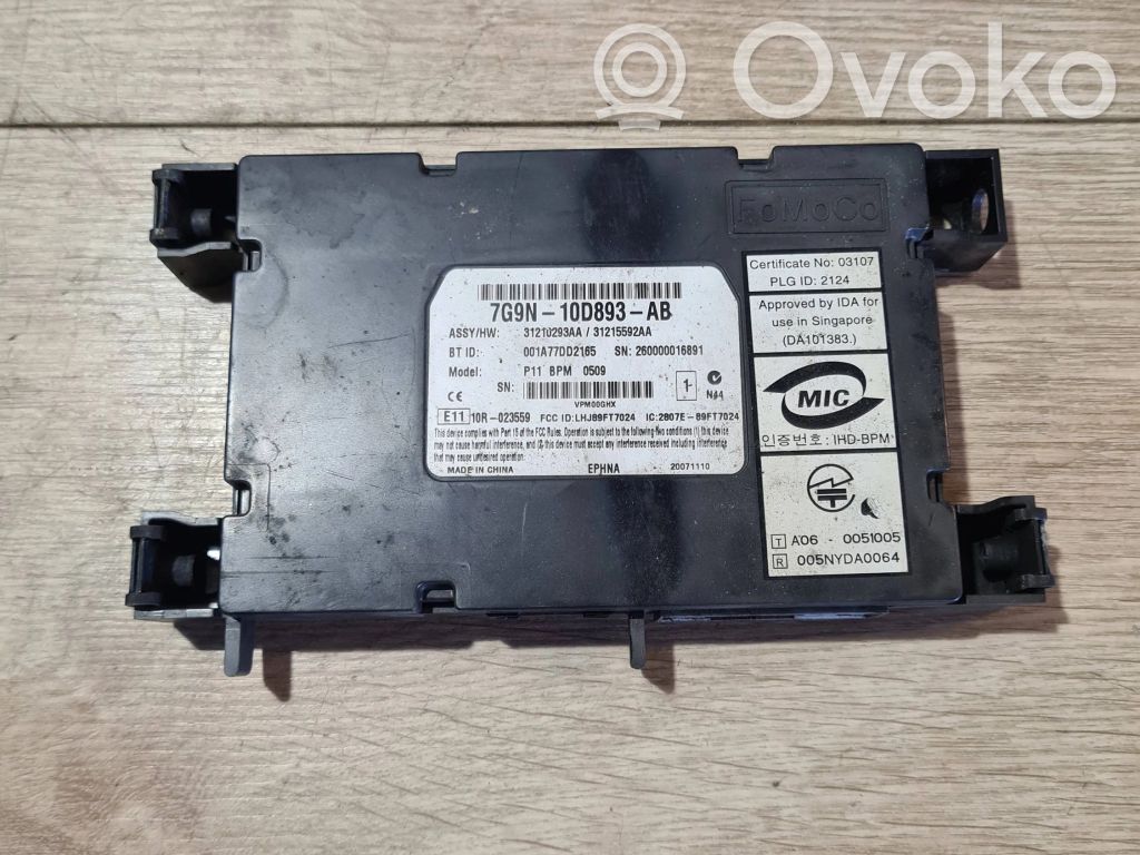 Volvo V70 Bluetooth control unit module 
