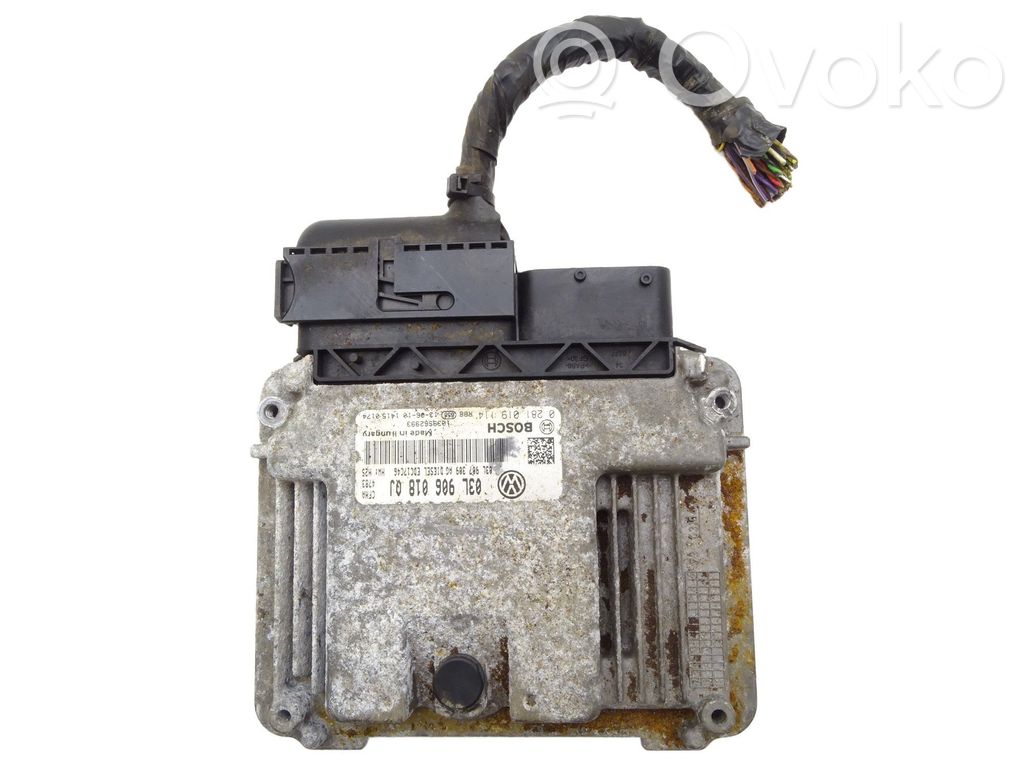 Engine control unit/module ECU   03L906018QJ,03L907309AG,0281019114