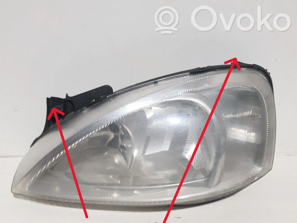 Opel Corsa C Phare frontale 