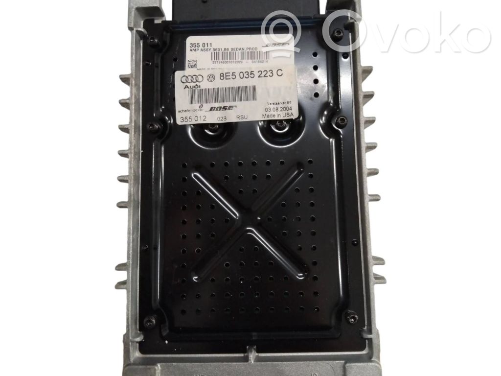 Audi A4 S4 B6 8E 8H Wzmacniacz audio 