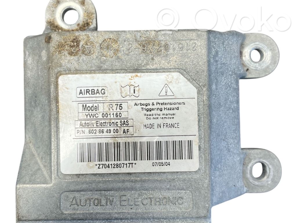 Rover 75 Airbag control unit/module 