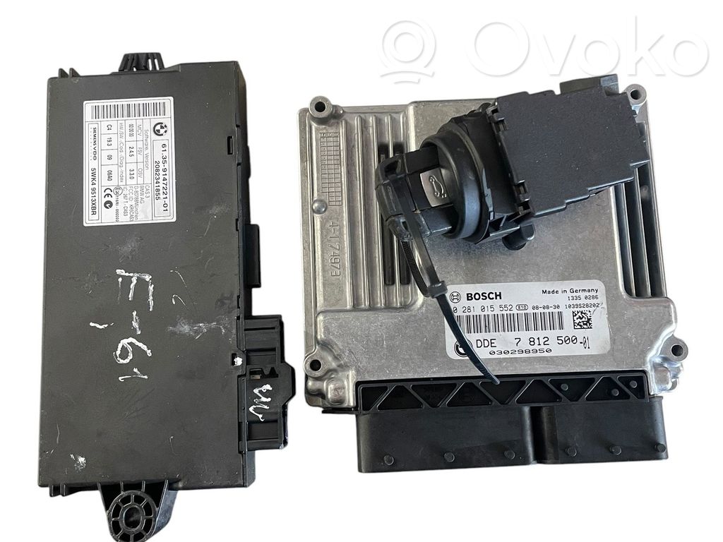 BMW 5 E60 E61 Dzinēja vadības bloks 