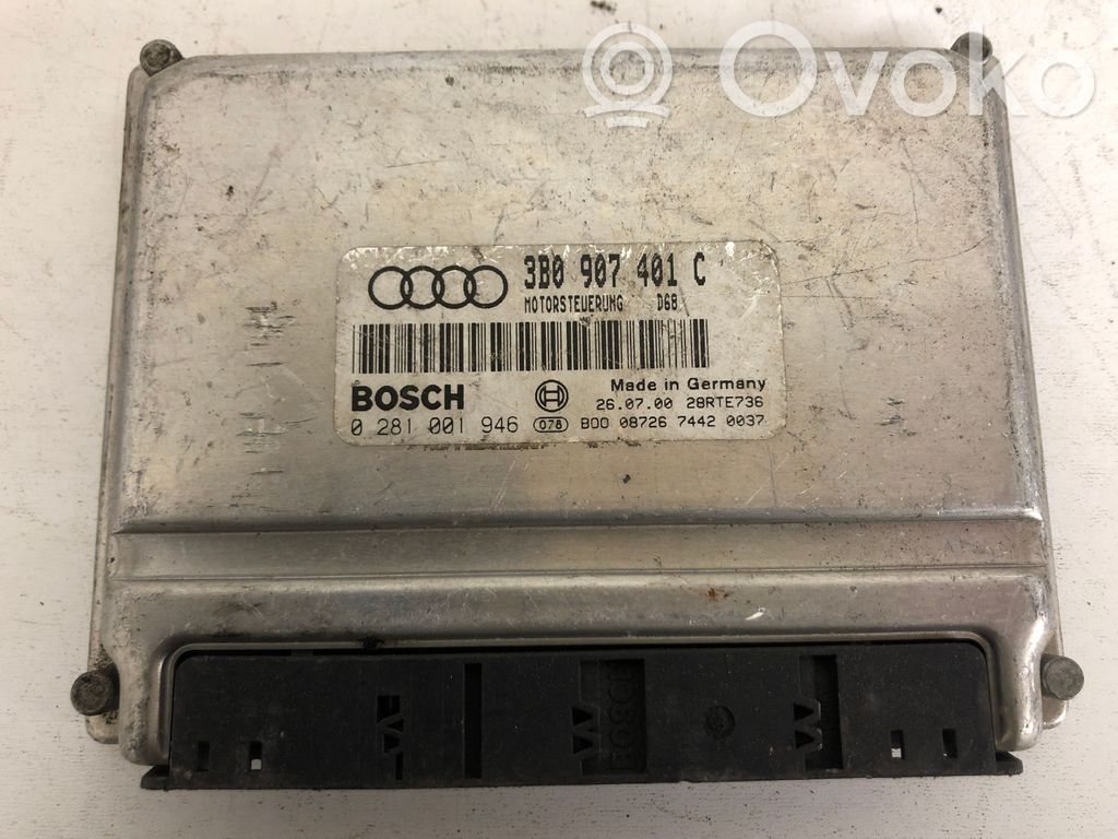 Volkswagen PASSAT B5 Engine control unit/module 