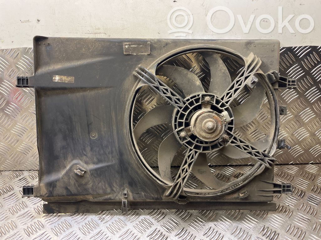 Opel Corsa D Osłona wentylatora chłodnicy 