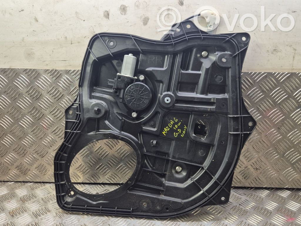 Mazda 6 Alzacristalli della portiera posteriore con motorino 