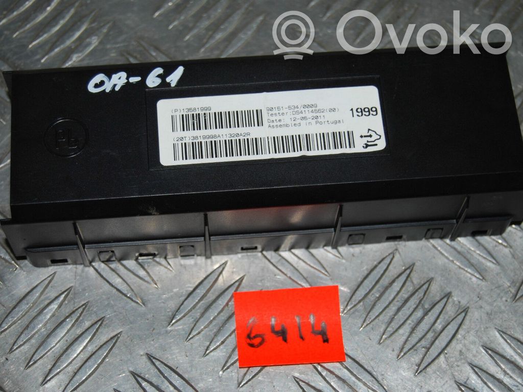 Opel Astra J Kiti valdymo blokai/ moduliai 