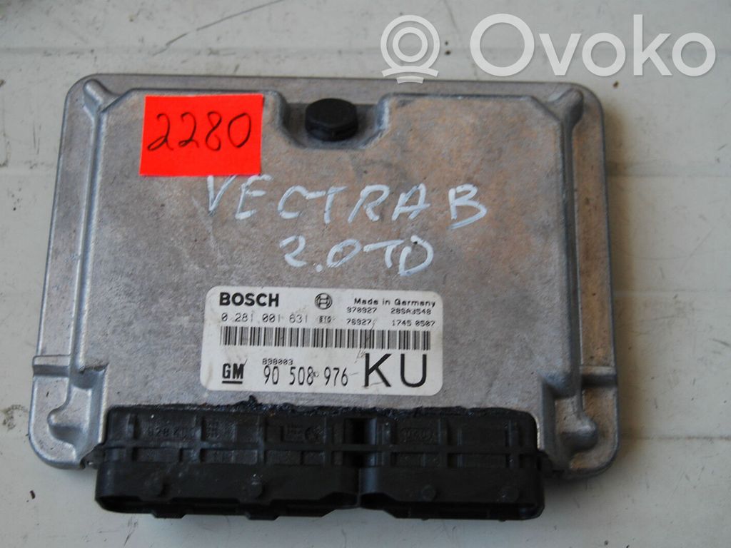 Engine control unit/module   90508976KU,0281001631