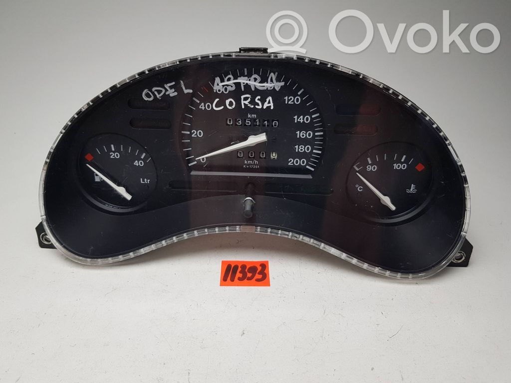 Opel Corsa B Speedometer (instrument cluster) 