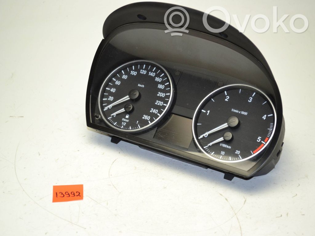 BMW 3 E90 E91 Speedometer (instrument cluster) 