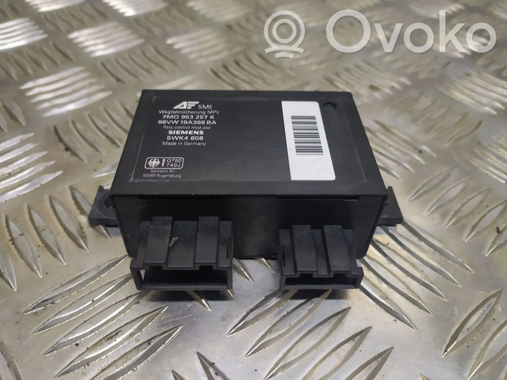 Peugeot 607 Immobilizer control unit/module 