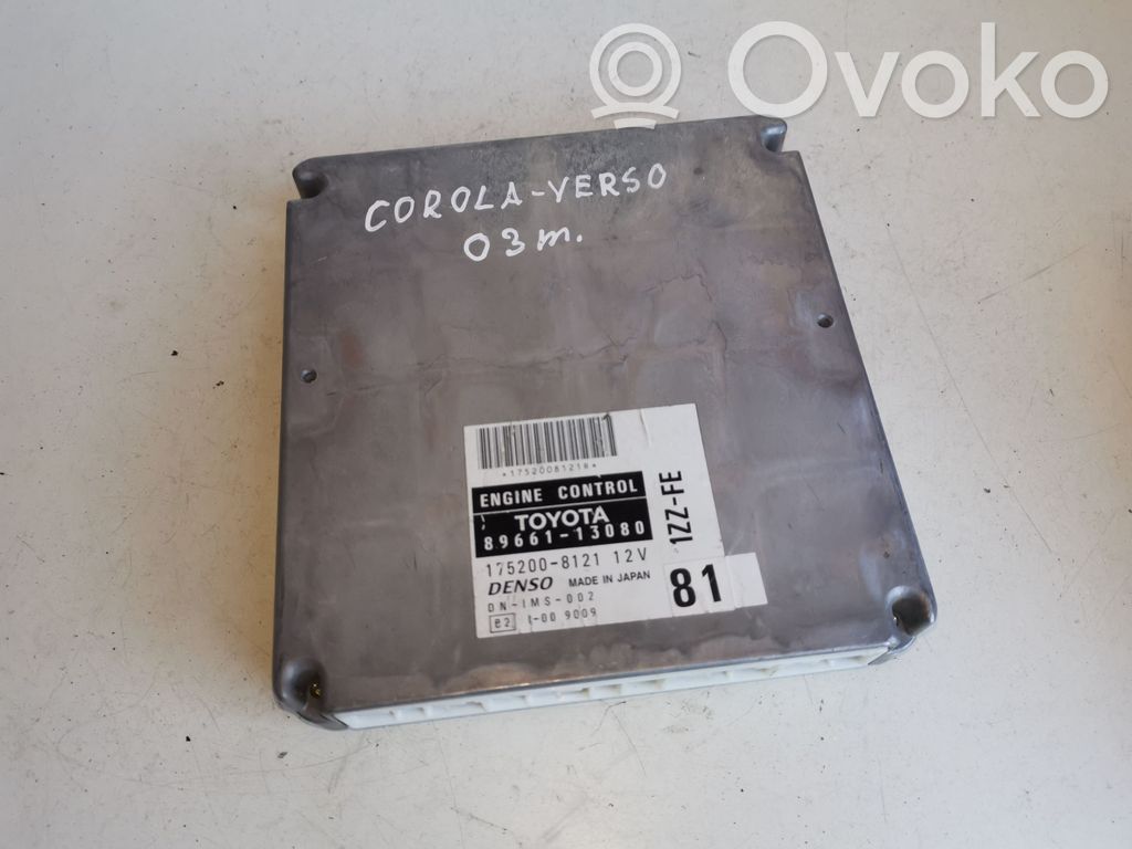 Toyota Corolla Verso E121 Engine control unit/module 